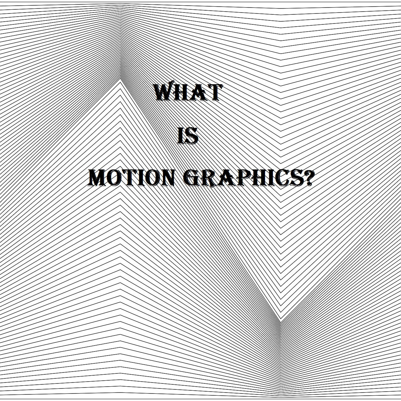 What is motion graphics