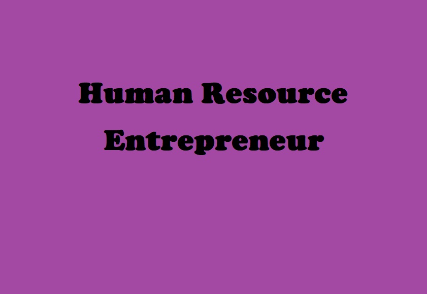 Human Resource Entrepreneur